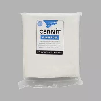 CE090025 Пластика полимерная запекаемая 'Cernit № 1' 250гр. (027 белый матовый)