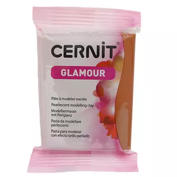 CE0910056 Пластика полимерная запекаемая 'Cernit 'GLAMOUR' перламутровый 56-62 гр. (057 медь)