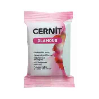 CE0910056 Пластика полимерная запекаемая 'Cernit 'GLAMOUR' перламутровый 56-62 гр. (200 св.синий)