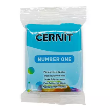 CE0920056 Пластика полимерная запекаемая 'Cernit 'TRANSLUCENT' прозрачный 56 гр. (280 ярко-бирюзовый)