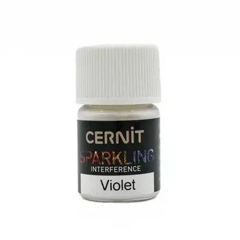 CE6110005 Мика-порошок (слюда) Interference/проявляющийся 'SPARKLING POWDER' 5 гр. Cernit (900 violet/фиолетовый)