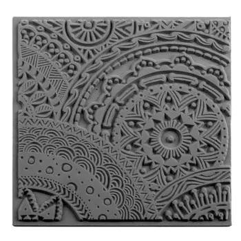 CE95017 Текстура для пластики резиновая 'Звездочки', 9*9 см. Cernit