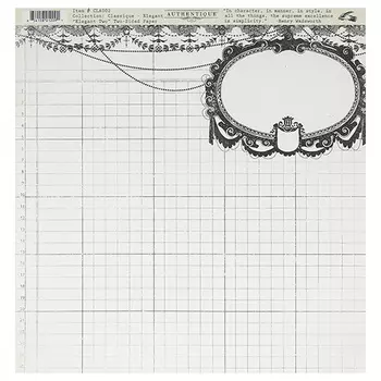 CLA002 Бумага для скрапбукинга 30*30 см 220 гр/м Elegant Two