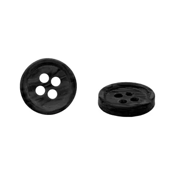 CN2732 Пуговица 18L (11мм) 4пр. (Blk-02 черный)