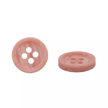 CN2732 Пуговица 18L (11мм) 4пр. (col.07 розовый)