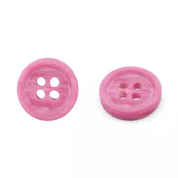 CN2732 Пуговица 18L (11мм) 4пр. (col.11 розовый)