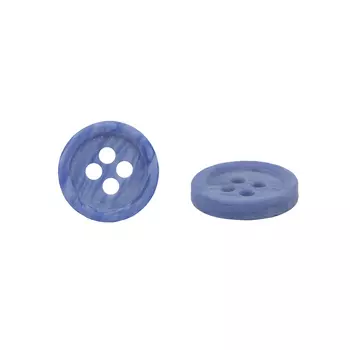 CN2732 Пуговица 18L (11мм) 4пр. (col.12 синий)
