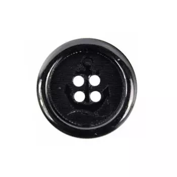 CN A057 Пуговица 32L (Blk-200)