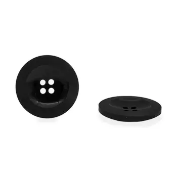 CN A074 Пуговица 54L (34мм) 4пр. (Black (черный))