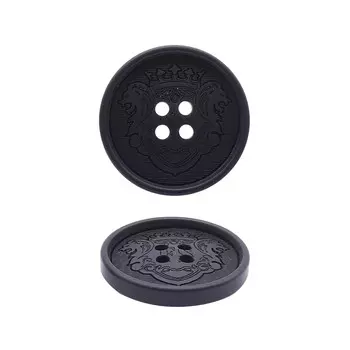 CN A087 Пуговица 44L (Blk-200 (черный))