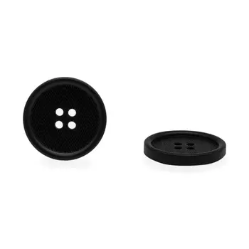 CN A092 Пуговица 44L (28мм) 4пр. (Blk-200 (черный))