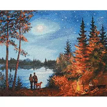 Cr 540084 Алмазная мозаика 'Шёпот костра', 50*40 см, Cristyle