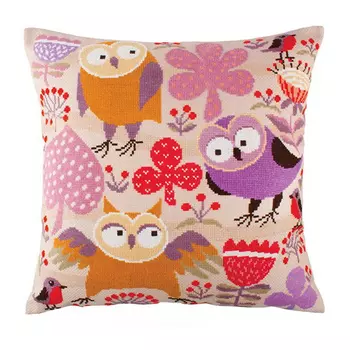 CU004 Набор для вышивания RТО 'Мудрые птицы', 44х44 см