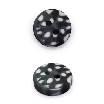 CX 0312 Пуговица 18L (11мм) 2пр. (col.101 (черный))