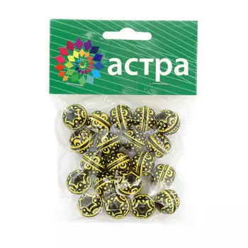 CX-2129 Бусины, 14 мм, упак./20 шт., 'Астра' (002)