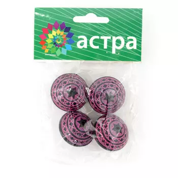 CX-3649 Бусины, 28*21 мм, упак/4 шт., Astra&amp;Craft (007)