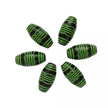 CX-6085 Бусины, 20*10 мм, упак./6 шт., 'Астра' (003)