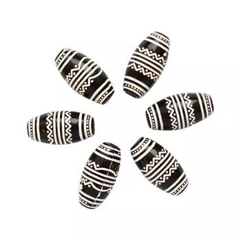 CX-6085 Бусины, 20*10 мм, упак./6 шт., 'Астра' (004)