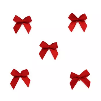 D2040/BAD06AA Бантик пришивной 22*23мм, Arta-F (100 красный)