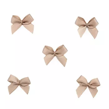 D2040/BAD06AA Бантик пришивной 22*23мм, Arta-F (168 серебристый пион)