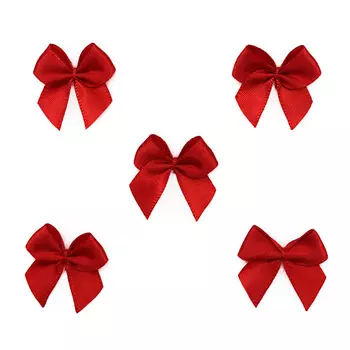 D2150/BAD07AA Бантик пришивной 25*26мм, Arta-F (100 красный)