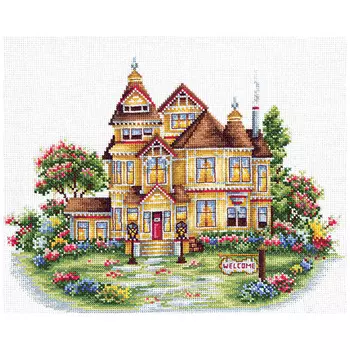 Д-19 Набор для вышивания 'Добро пожаловать!' 26х19 см