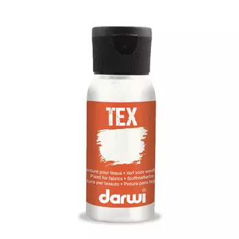 DA0100050 Краска для ткани Darwi TEX, 50 мл (010 белый)
