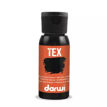 DA0100050 Краска для ткани Darwi TEX, 50 мл (100 черный)
