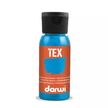DA0100050 Краска для ткани Darwi TEX, 50 мл (280 бирюзово-голубой)