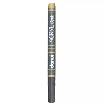 DA0220014 Маркер акриловый Darwi OPAK, 1мм (укрывистый) (050 золотой)