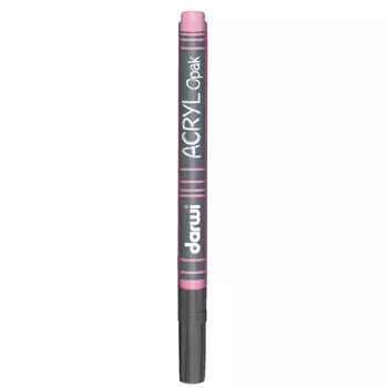 DA0220014 Маркер акриловый Darwi OPAK, 1мм (укрывистый) (475 розовый)
