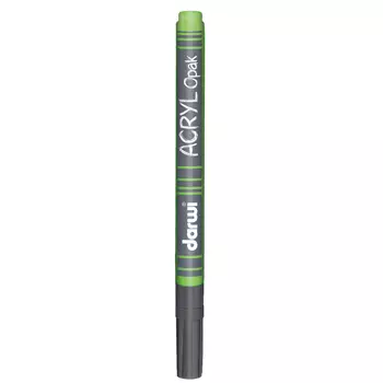 DA0220014 Маркер акриловый Darwi OPAK, 1мм (укрывистый) (611 светло-зеленый)