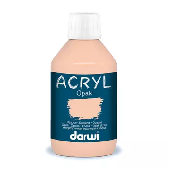 DA0220250 Акриловая краска OPAK непрозрачная Darwi, 250мл (425 телесный)