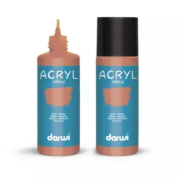 DA0230080 Краска акриловая Darwi METAL, 80мл (057 медь)