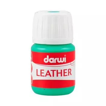 DA0420030 Краска LEATHER для кожи / кожзама, 30 мл Darwi (626 темно-зеленый)