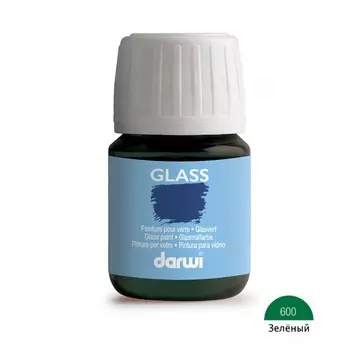 DA0700030 Краска для стекла Darwi GLASS, 30мл (600 зеленый)
