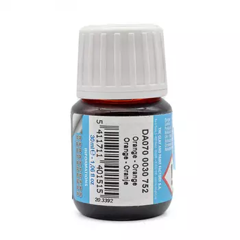 DA0700030 Краска для стекла Darwi GLASS, 30мл (752 оранжевый)