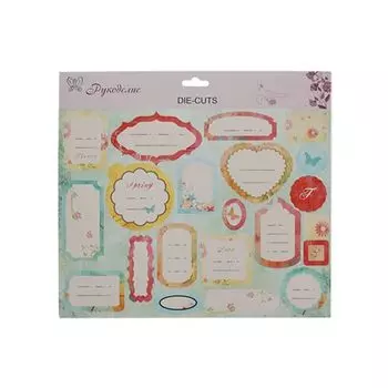 DC12 Стикеры картон 'Пастель' (Рукоделие)