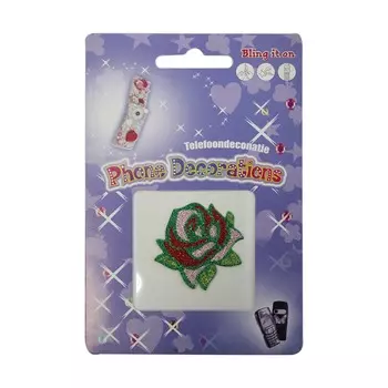 Декоративные наклейки из страз для телефона животные, цветы, фрукты (1014/7186)