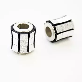 Декоративная подвеска 'Колбочка', 2шт/упак (белый)