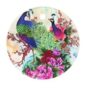 Декоративная подвеска 'Круг', 60 мм, 'Астра' (60-14)