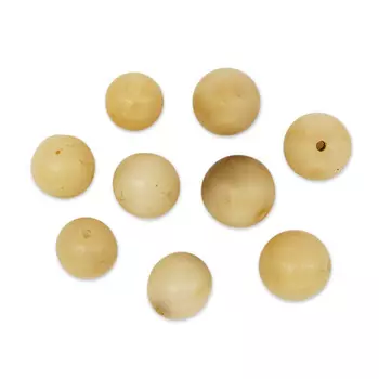 Декоративные бусины 'Орех' светлые, 50 гр