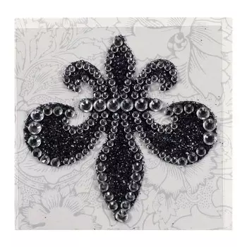 611467 Декоративная наклейка из страз Лилия