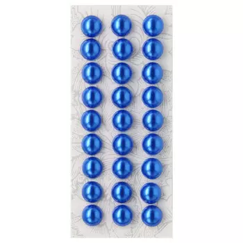 Декоративные наклейки 'Жемчуг', 10 мм, 'Астра' (Z37 василек)