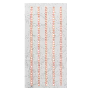 Декоративные наклейки 'Жемчуг', 3 мм, Astra&amp;Craft (Z17 коралл)