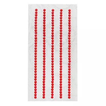 Декоративные наклейки 'Жемчуг', 3 мм, Astra&amp;Craft (Z1 красный)