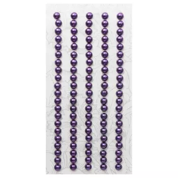 Декоративные наклейки 'Жемчуг', 5 мм, Astra&amp;Craft (Z48 фиолетовый)