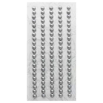 Декоративные наклейки 'Жемчуг', 5 мм, Astra&amp;Craft (Z57 серебро)