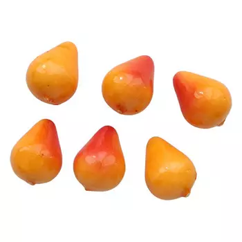 Декоративный элемент 'Груша', 20 мм, упак./20 шт. (желтый)