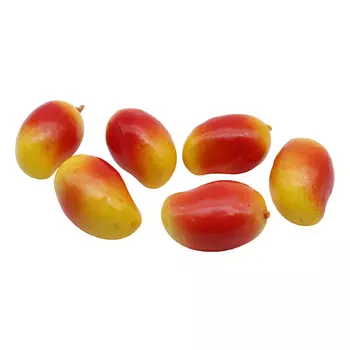 Декоративный элемент 'Манго', 50 мм, упак./6 шт. (желтый/красный)